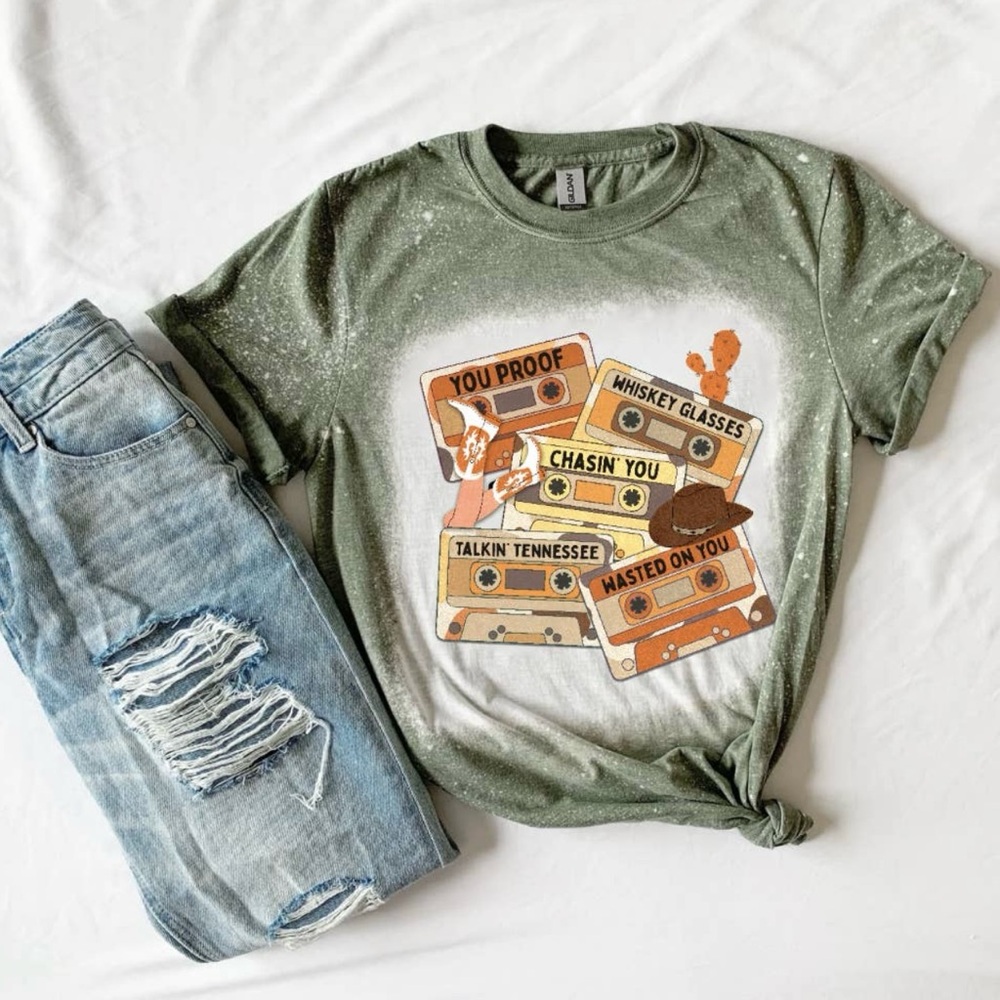 Morgan Wallen Cassette Tape Graphic Tee